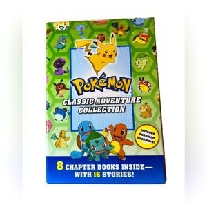 Pokemon Classic Adventure Collection 8 Chapter Books-16 Stories Gift Box Set